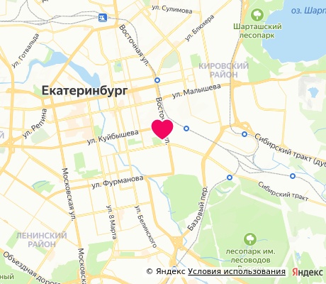 На карте