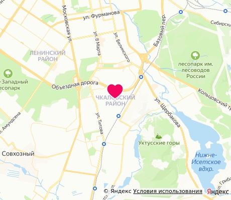 На карте