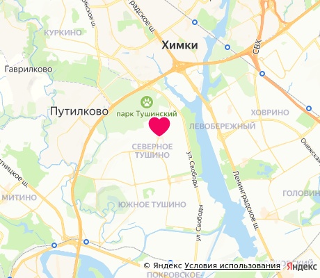 На карте