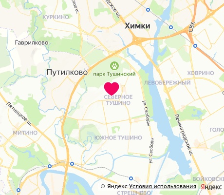 На карте
