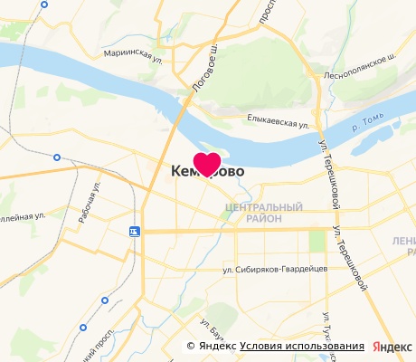 На карте
