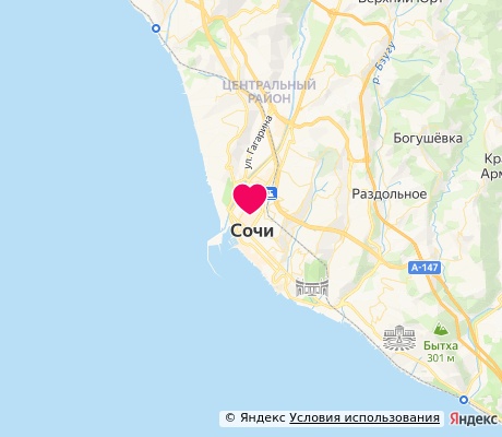 На карте