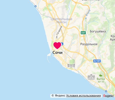 На карте