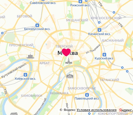 На карте