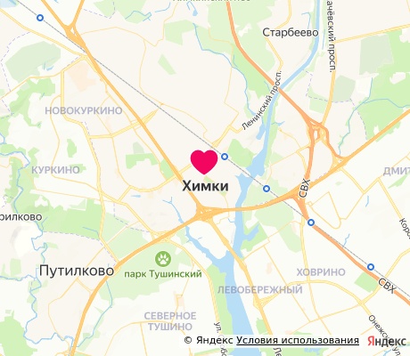 На карте