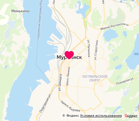 На карте