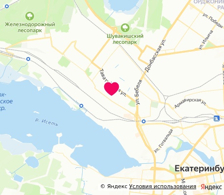 На карте