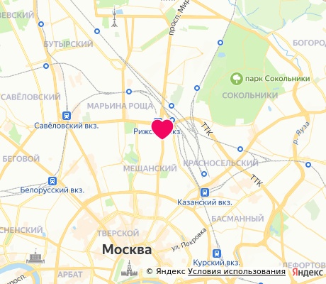 На карте