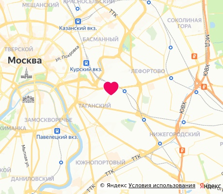 На карте