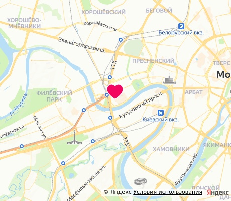 На карте