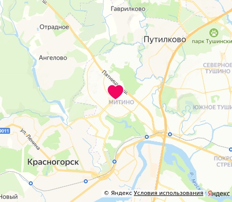 На карте