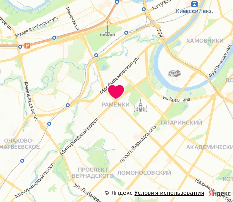 На карте