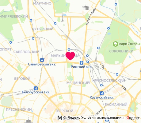 На карте