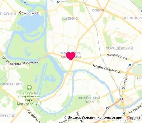 На карте