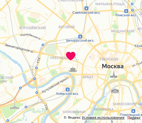 На карте