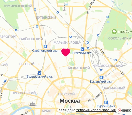 На карте