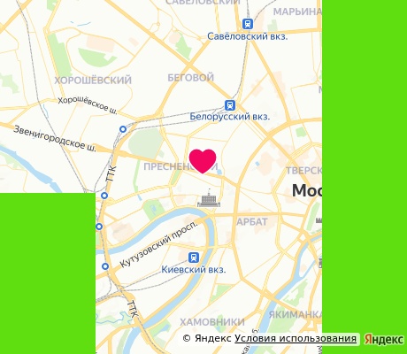 На карте