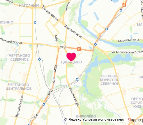 На карте