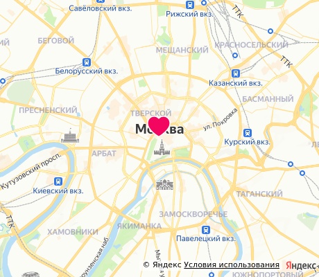 На карте