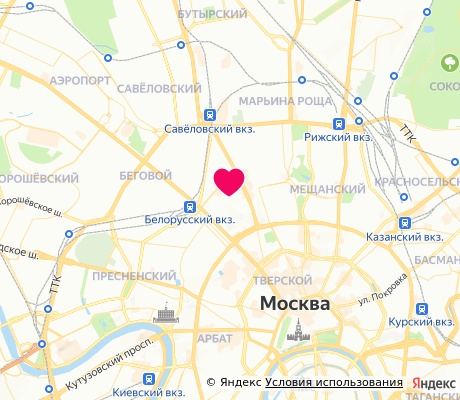 На карте
