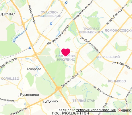На карте