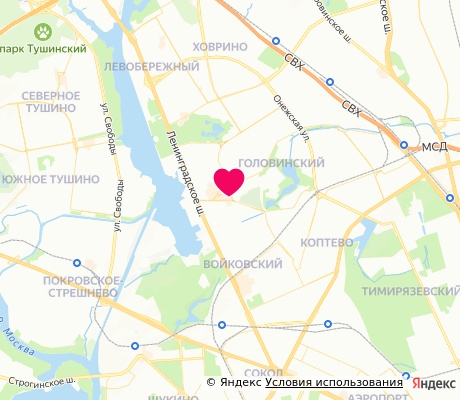 На карте