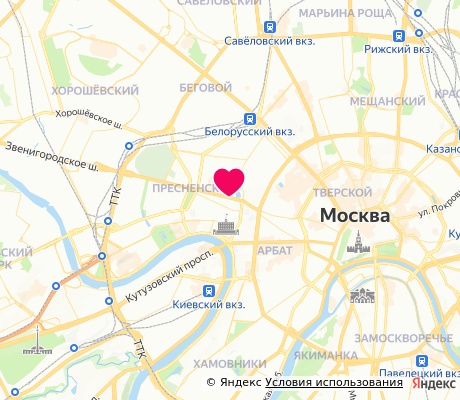 На карте