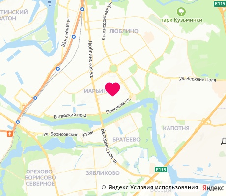 На карте