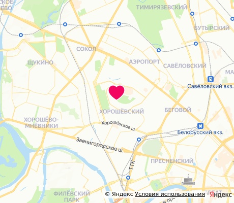 На карте