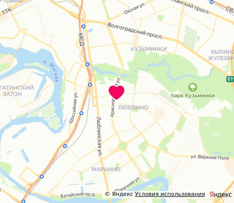 На карте