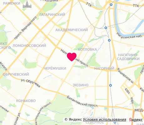 На карте