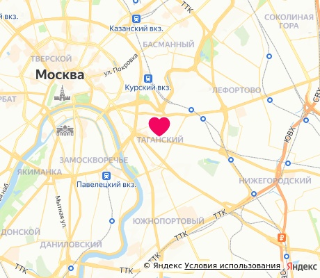 На карте