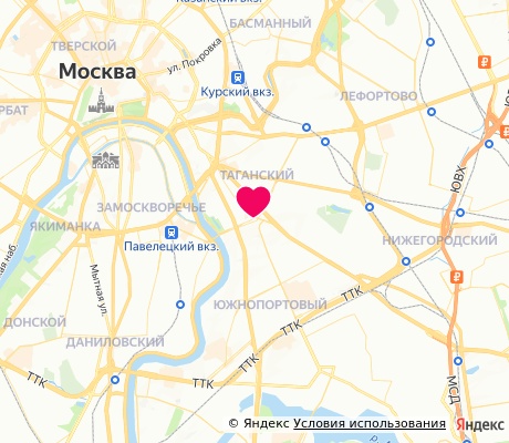 На карте