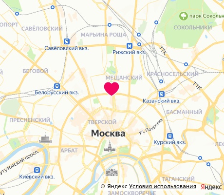 На карте