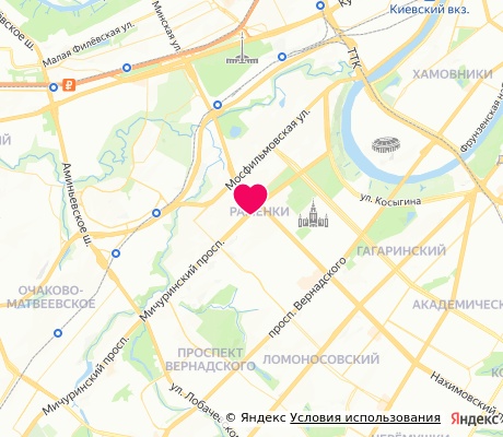 На карте