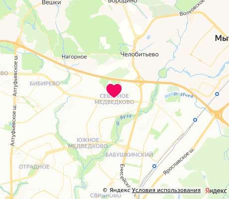 На карте