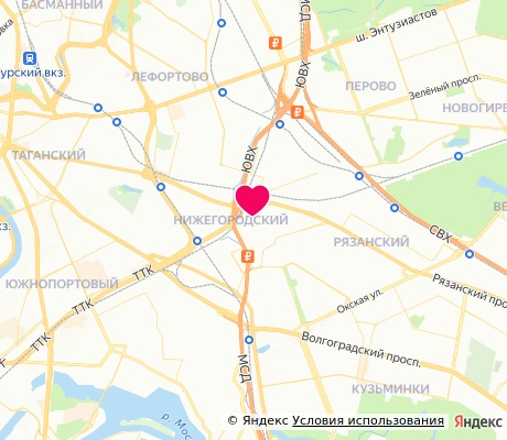 На карте
