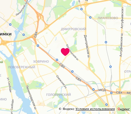 На карте