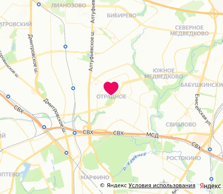 На карте