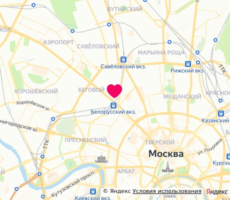 На карте