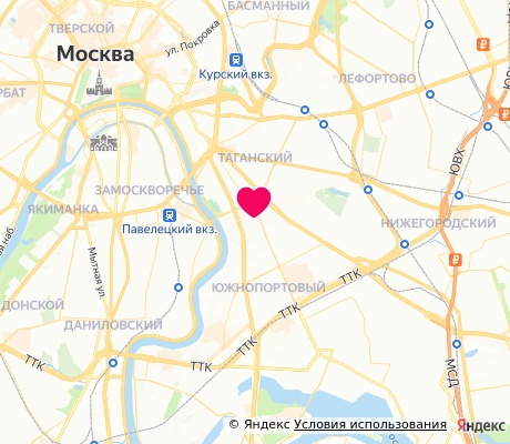 На карте