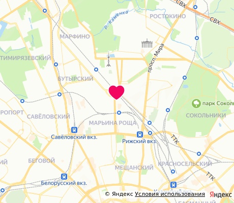 На карте