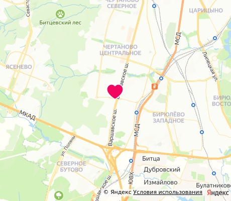 На карте