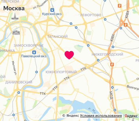 На карте