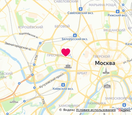 На карте