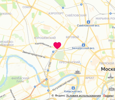 На карте