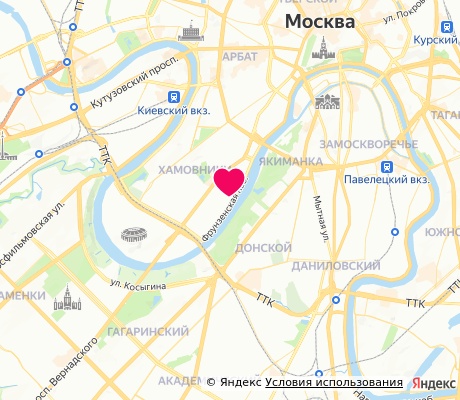 На карте