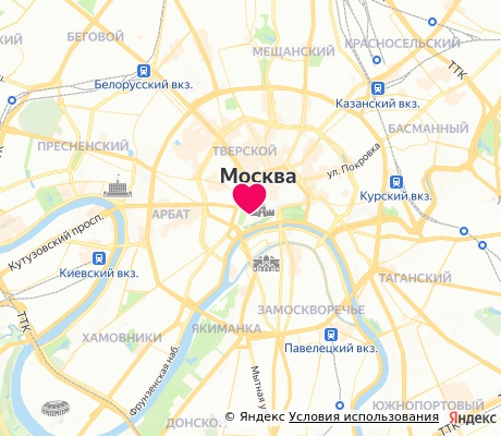 На карте