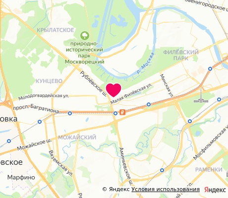 На карте