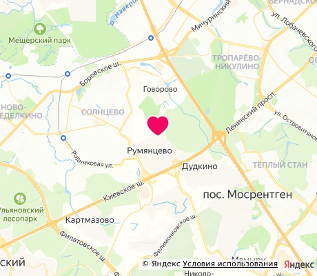 На карте